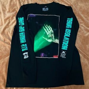 Thunder Zone RIP Human Rap Game Longsleeve t-shirt w/ arm print